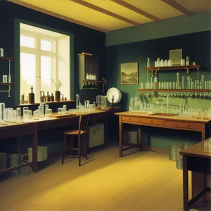 Modern Kitchen with Stylish Wood Furniture