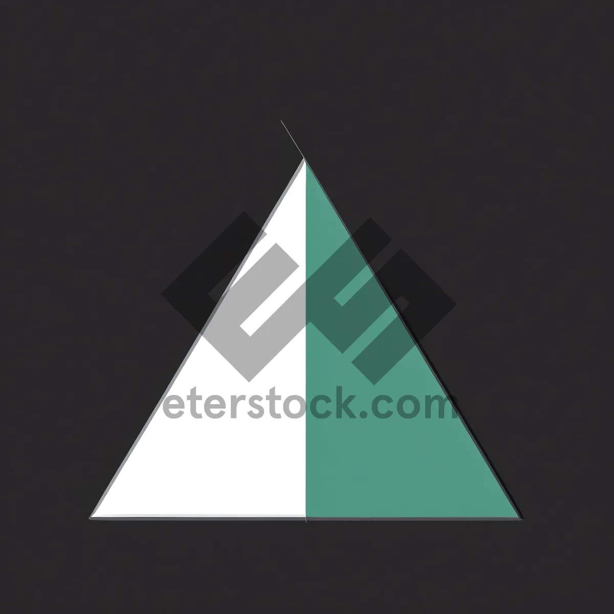 Picture of Symbolic Pyramid Triangle Graphic Icon