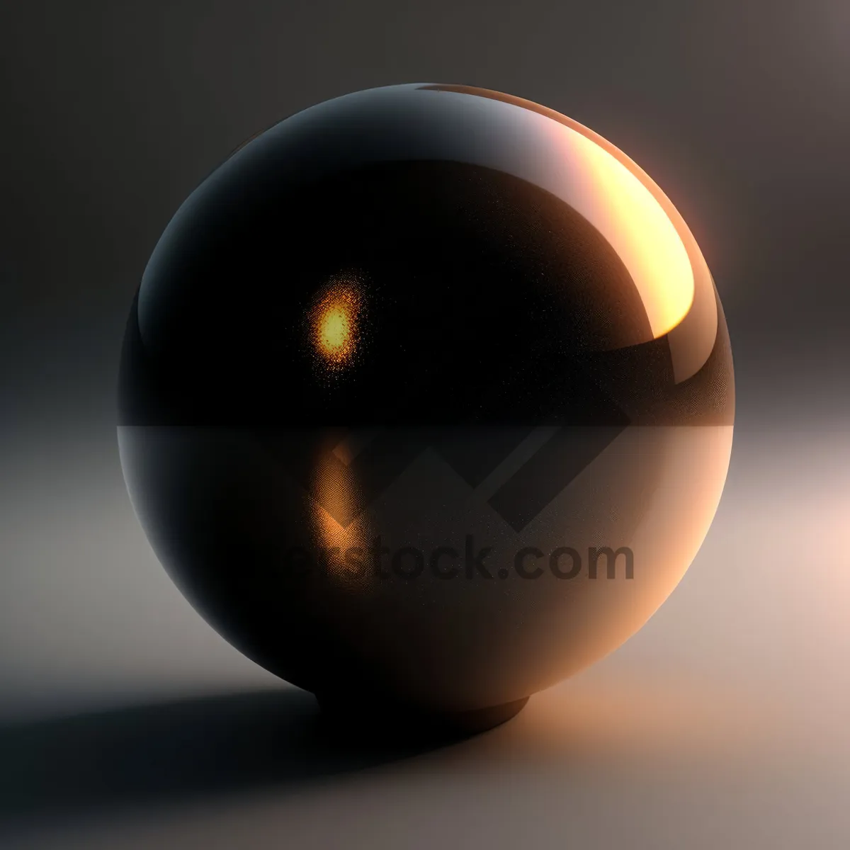 Picture of Globe Icon - Shiny 3D Sphere Design