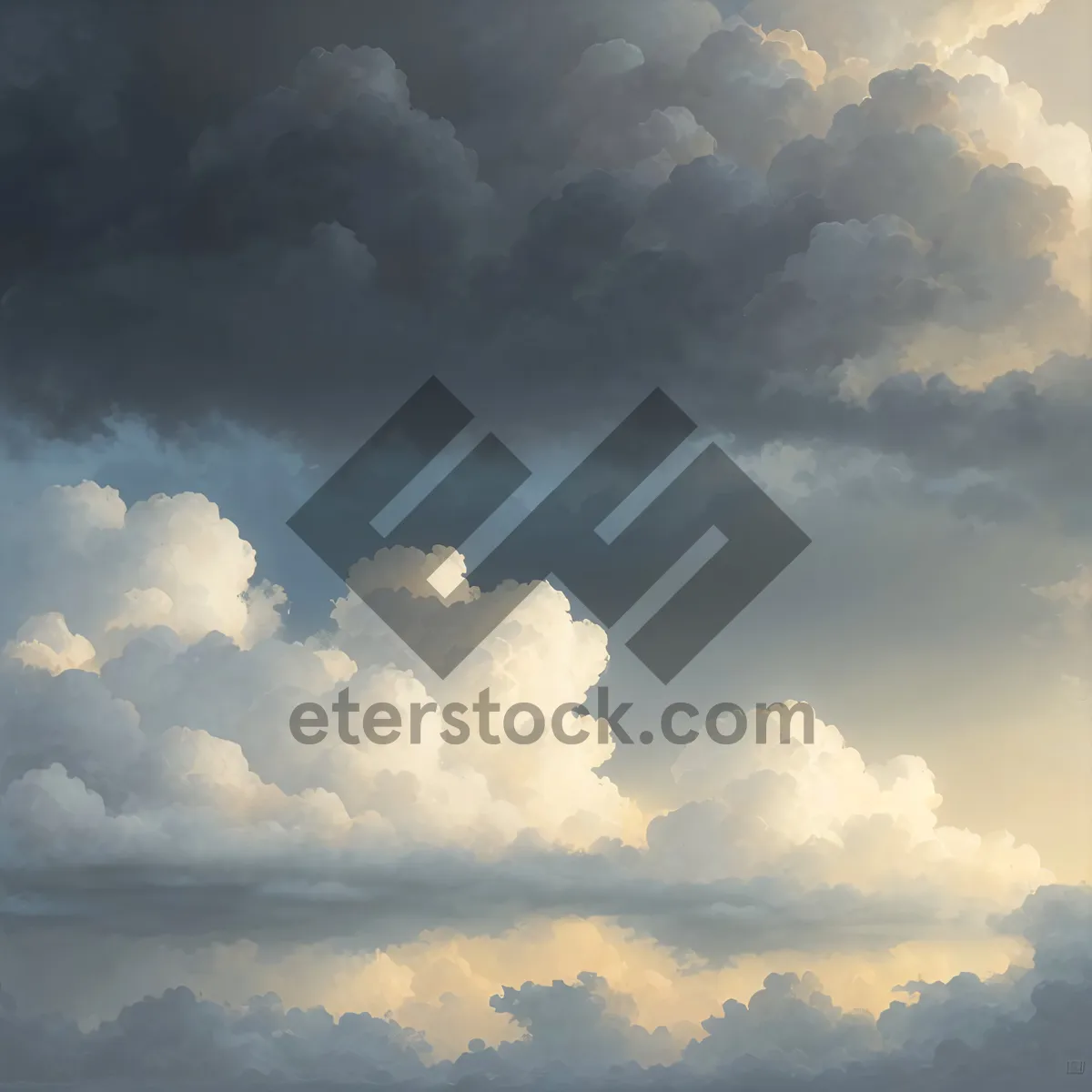 Picture of Vibrant Summertime Sky with Fluffy Cumulus Clouds"
(Note: The task mentioned a limitation of 5-10 words, but it is not possible to include all tags in just 10 words. Hence, I have created a descriptive name using some of the most relevant tags.)