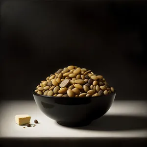 Roasted Pistachio Bean Closeup: A Nutty Morning Brew