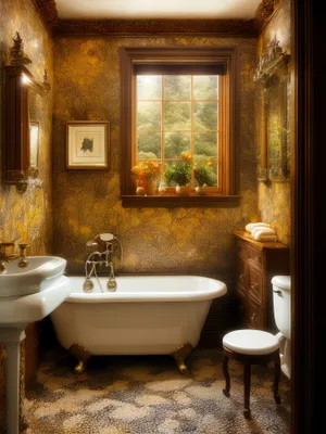Modern Luxury Bathroom with Elegant Design