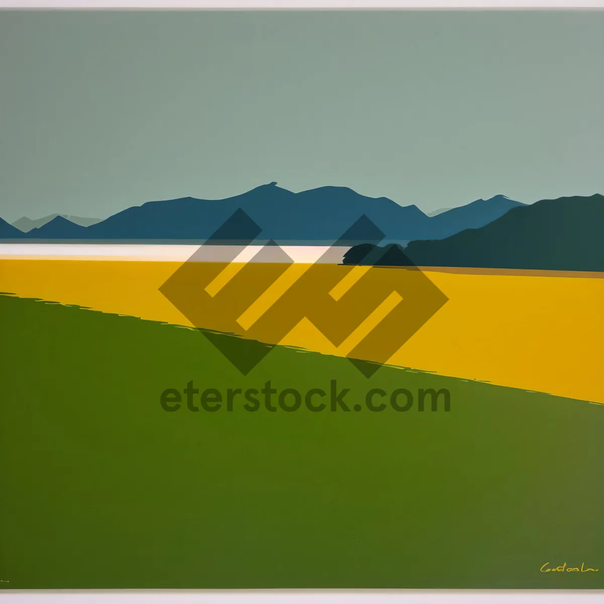 Picture of Vast Summer Skies over Rural Meadow