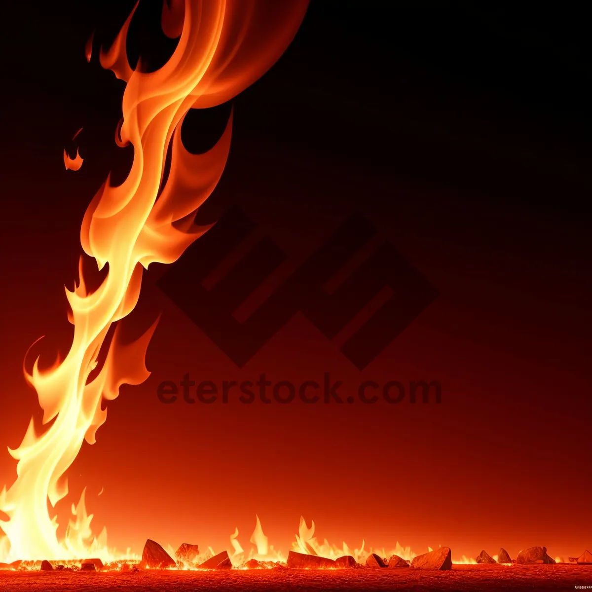 Picture of Blazing Inferno: Fiery Heat in Motion