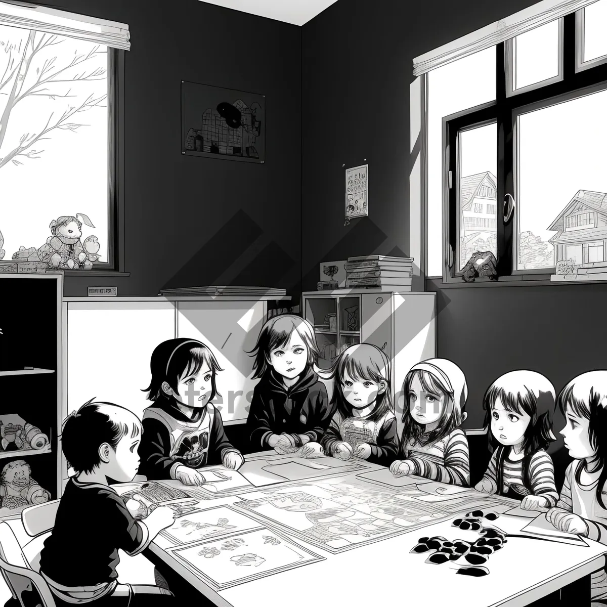 Picture of Professional Business Team in Classroom Meeting