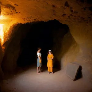 Majestic Canyon Tunnel: A Geological Wonder Amidst Scenic Landscape