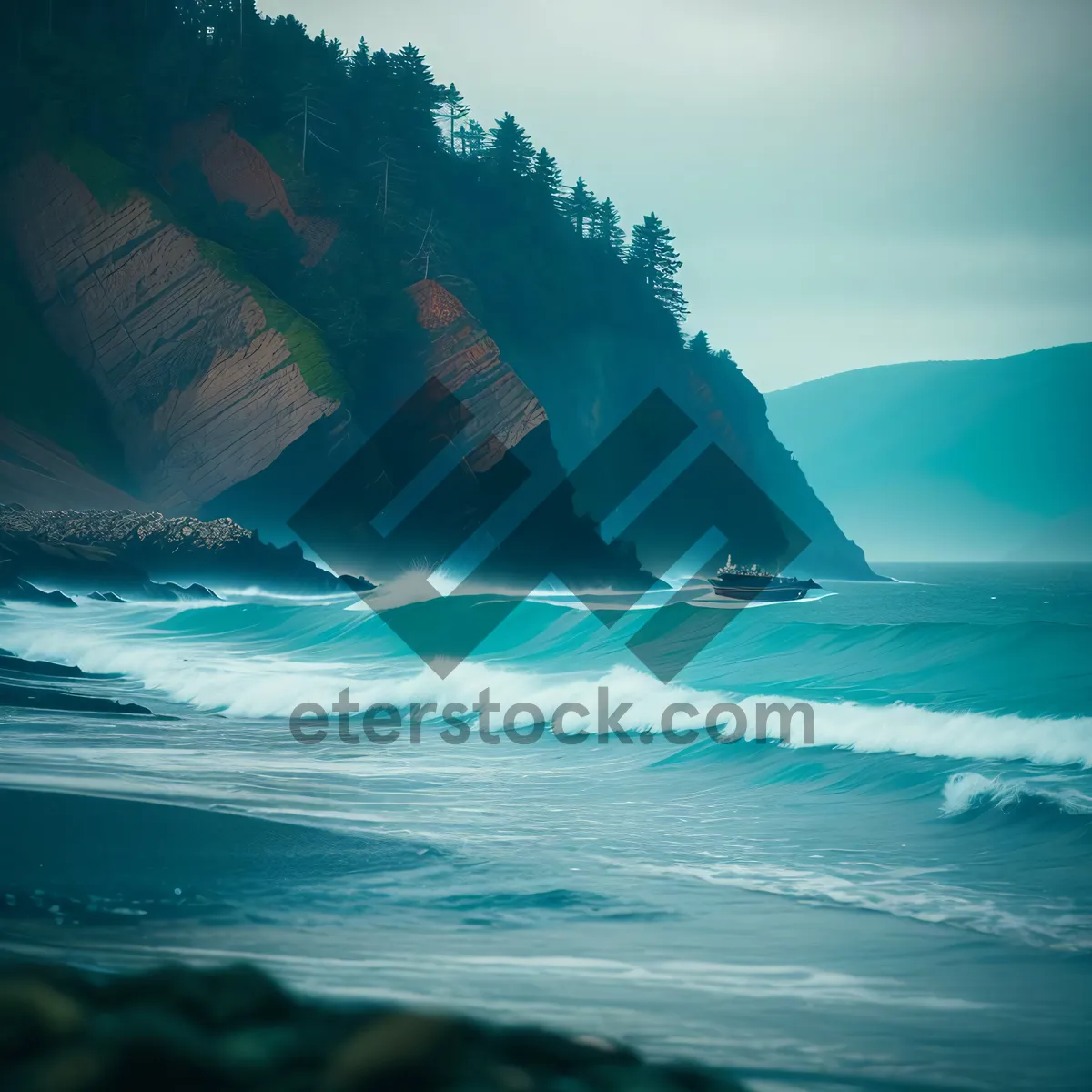 Picture of Serenity on a Tropical Coastline