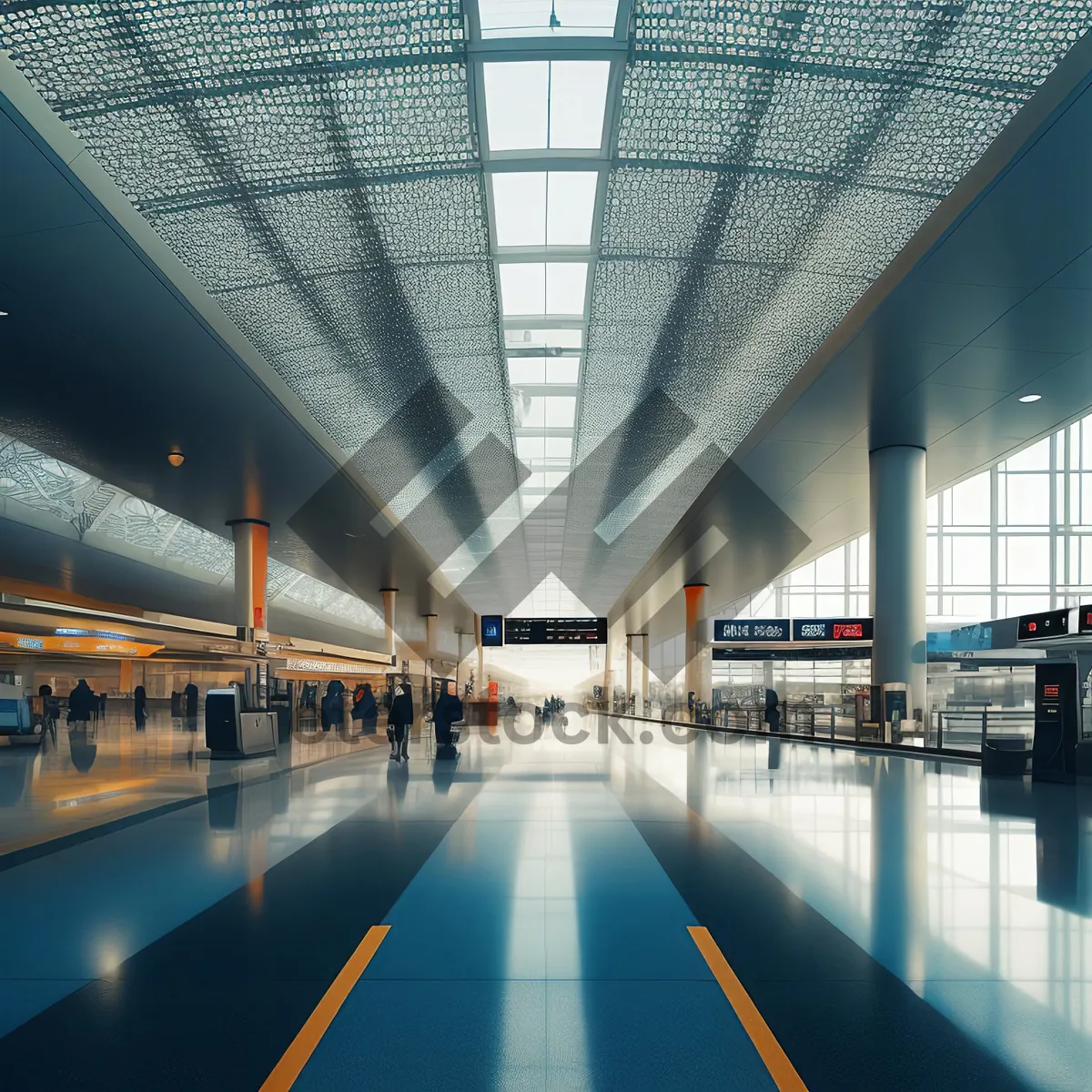 Picture of Urban Hub: Modern Transportation Terminal with Sleek Interiors