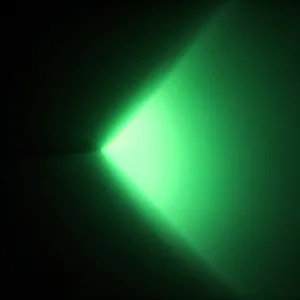 Laser Energy: Glowing Fractal Art in Space
