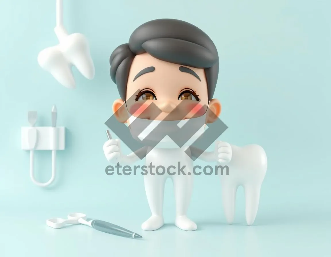 Picture of 3D Cartoon Repairman Character Illustration