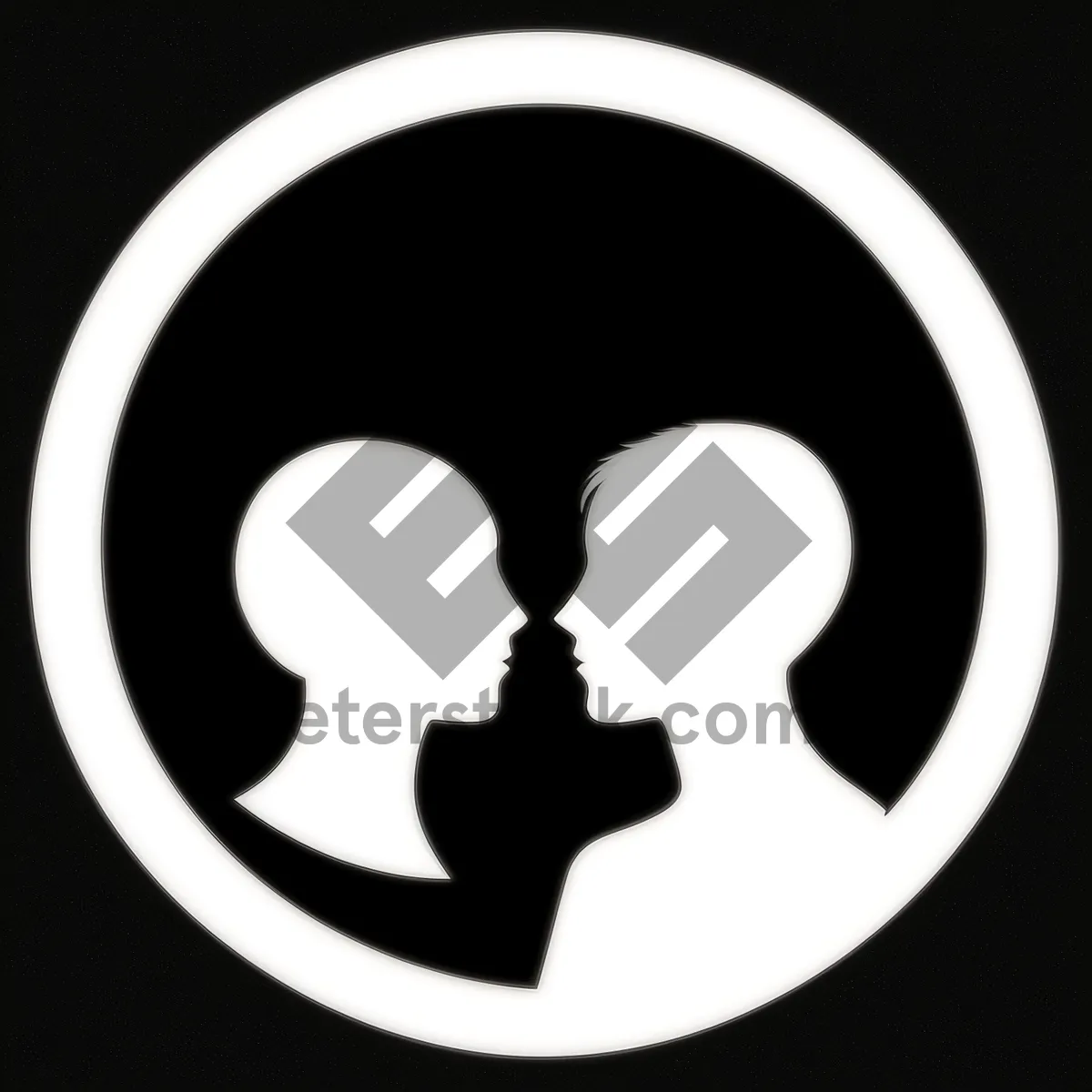 Picture of Black Poison Symbol: Silhouette Icon Set