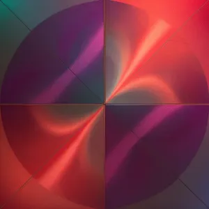 Dynamic Spectrum: Abstract Geometric Colorful Graphic Art