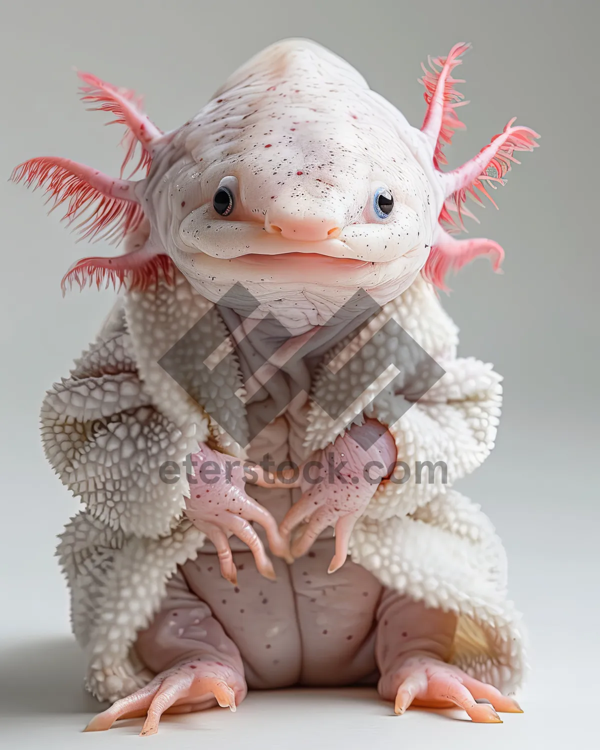 Picture of Teddy lizard toy with ice eyes