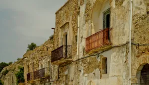 Historic Cathedral in Old City with Balcony View