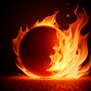 Roaring Inferno: Intense Heat and Fiery Flames