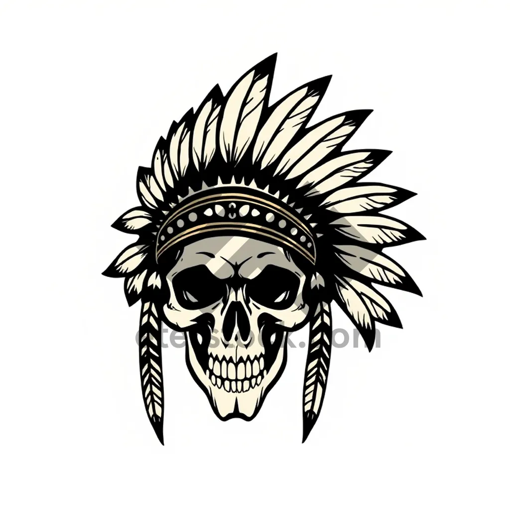 Picture of Black Ornate Symbol Graphic Design Pattern Icon