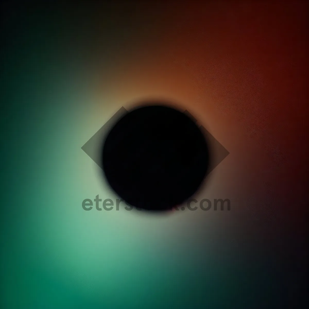 Picture of Black Hole Illuminated Circle Design