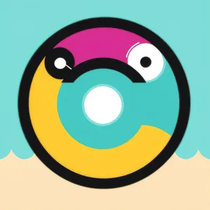 Web Button Set: Shiny Black Circle Icons.