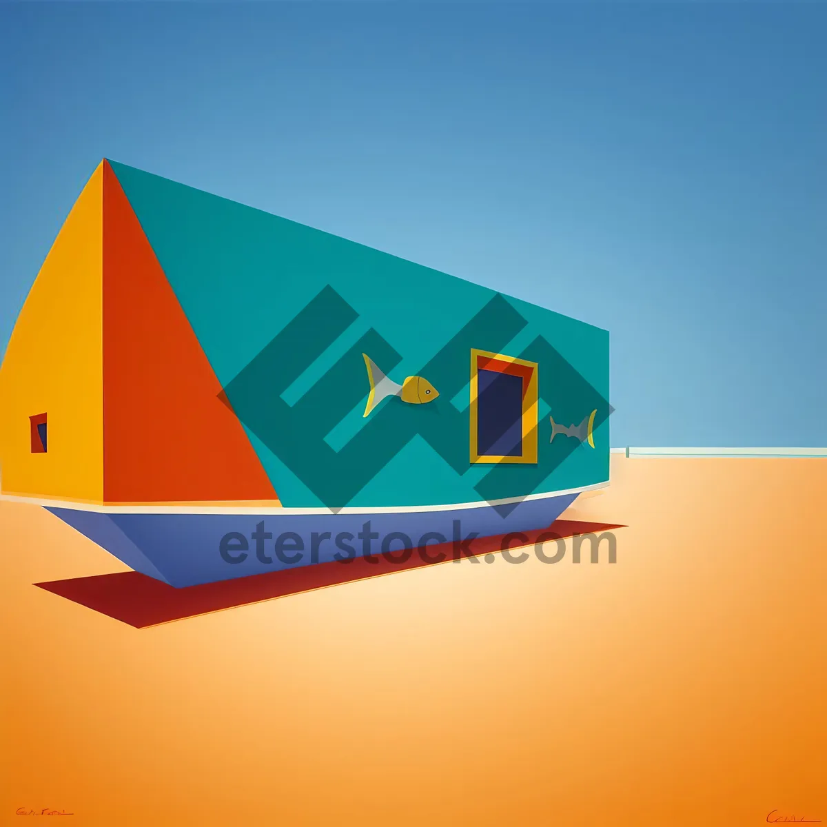 Picture of Iconic Pyramid Symbol Design