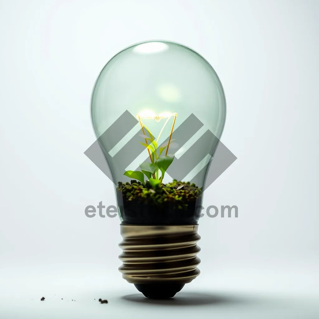 Picture of Eco-friendly Energy Solution: Glowing Electric Lamp Vase