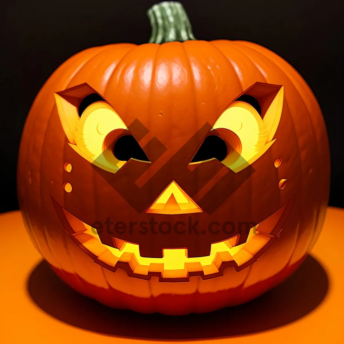 Picture of Spooky Smiling Jack-o'-Lantern Candle Decoration