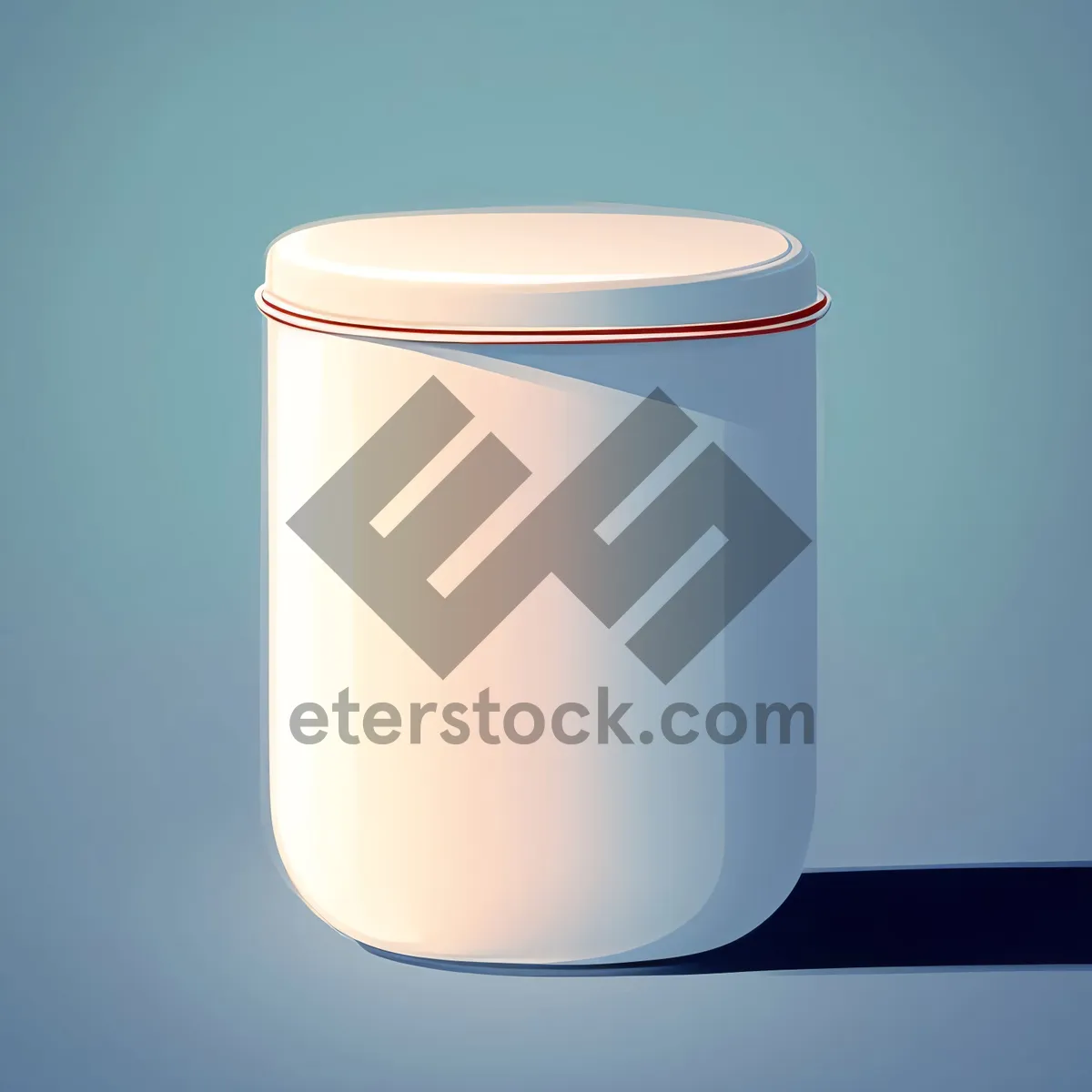 Picture of Glass Cup Filled with Refreshing Liquid Beverage