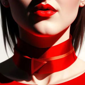 Sultry Beauty: Attractive Coquette with Flawless Skin