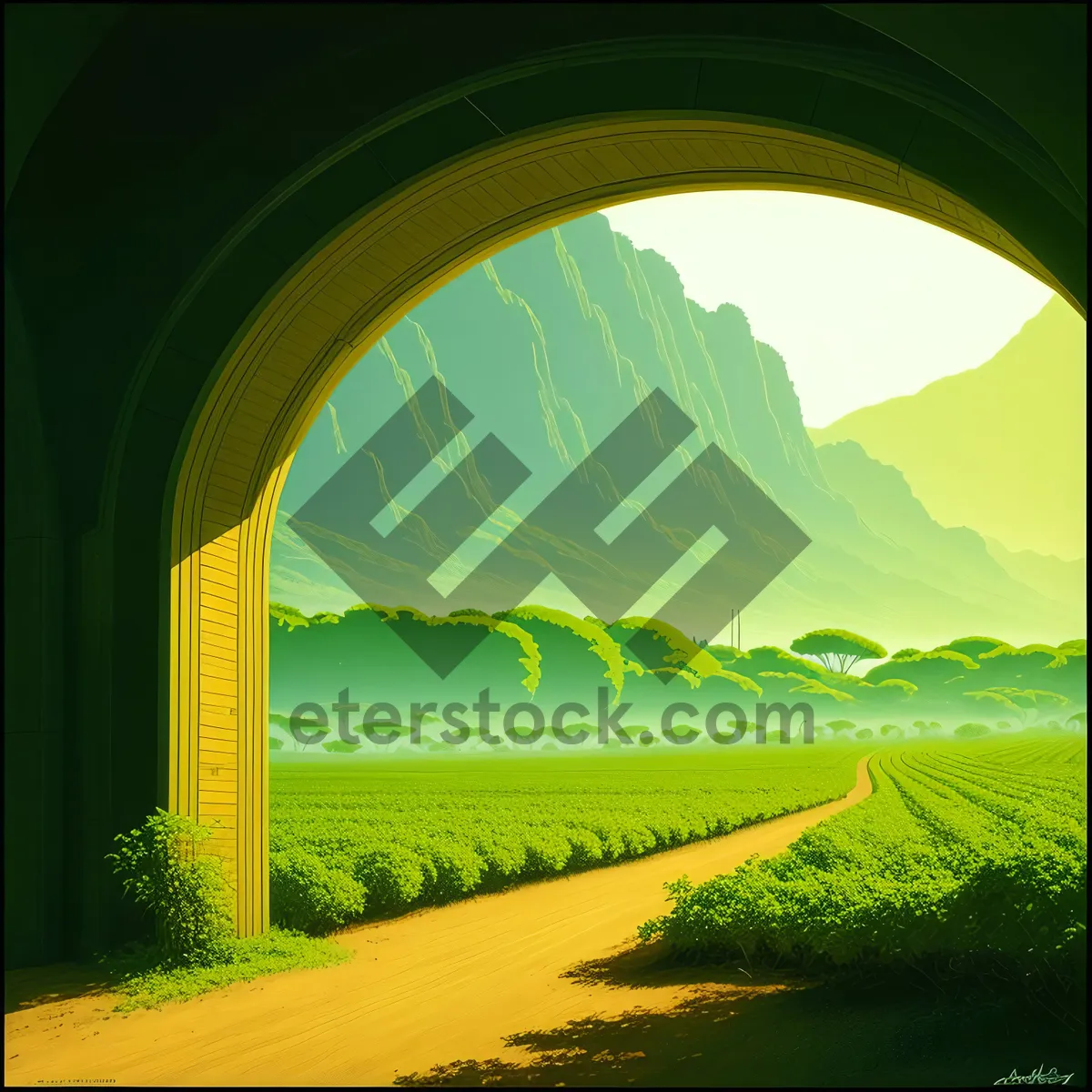 Picture of Serene Summer Meets Rolling Countryside