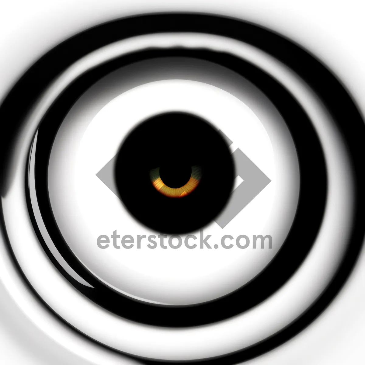 Picture of Modern Round Glass Button Set with Metallic Reflection