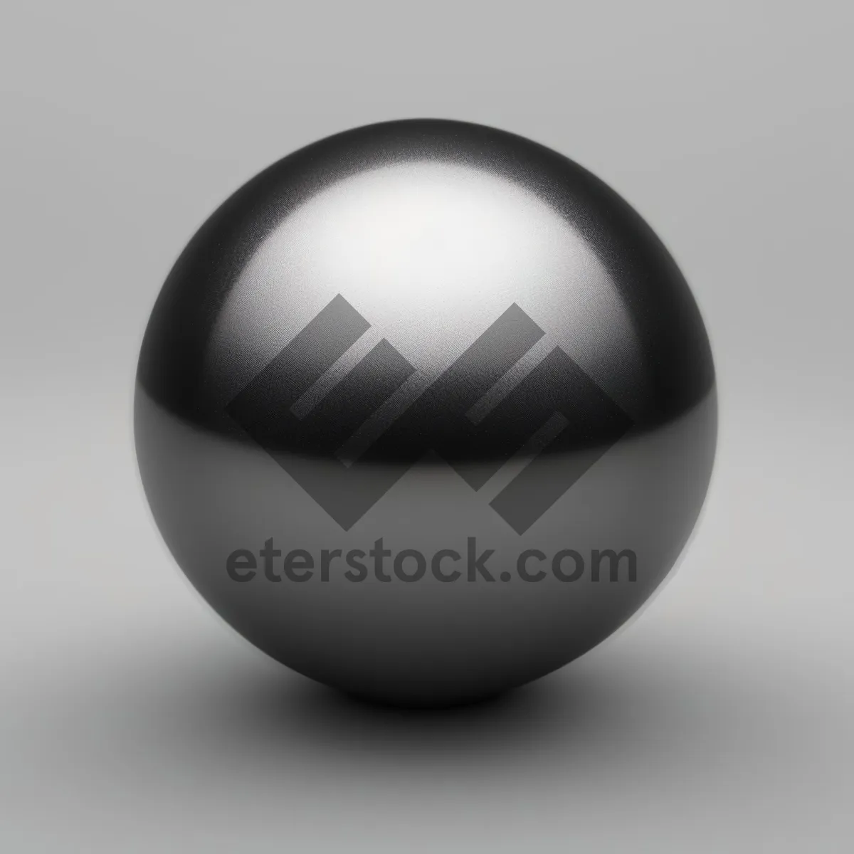 Picture of Shiny Glass Button with Reflection