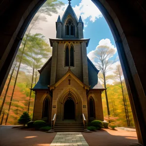 Iconic steeple stands tall in historic cathedral