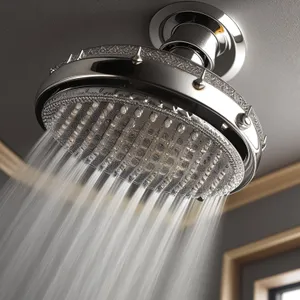 Modern Shower Fixture in Architectural Building