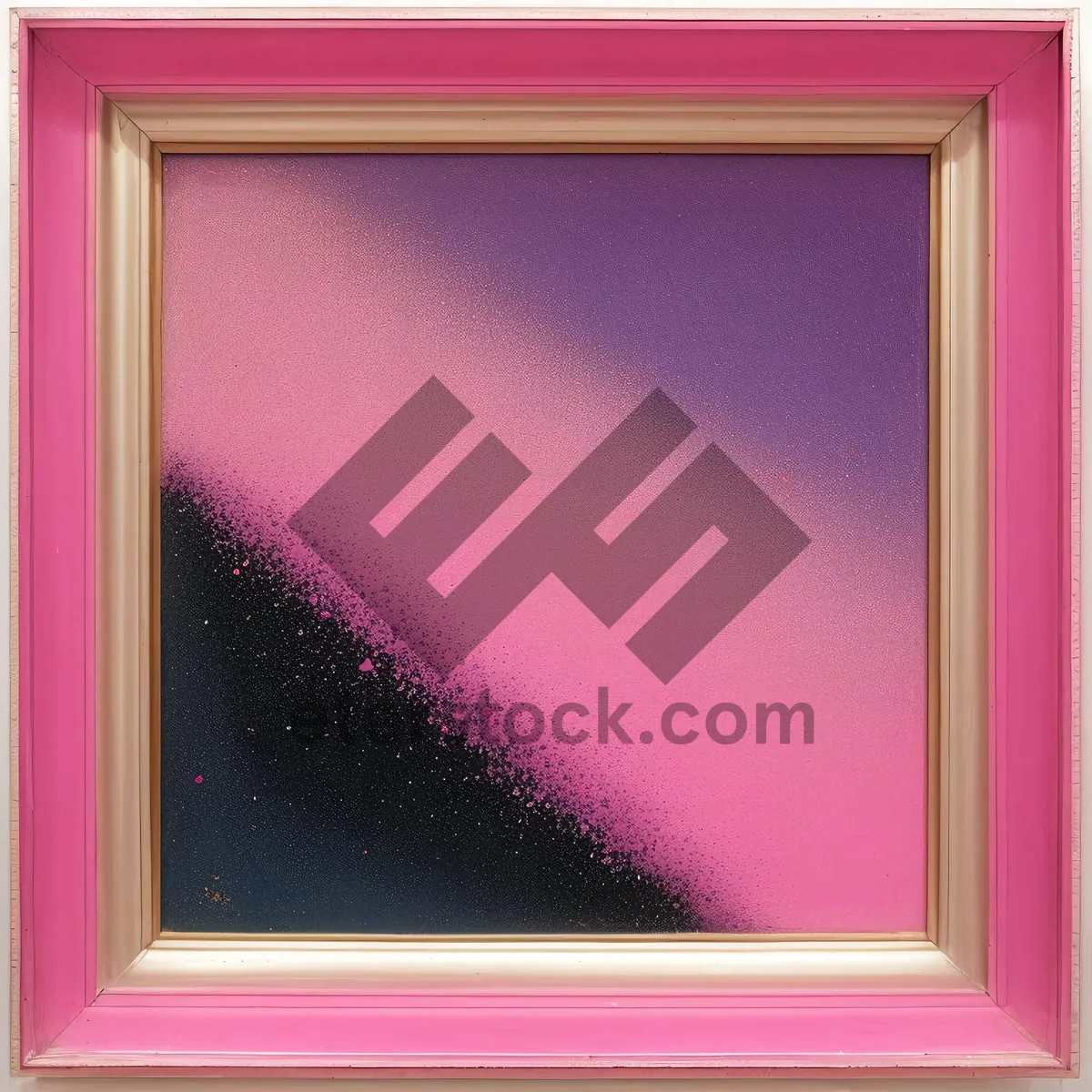 Picture of Vintage Frame with Empty Space for Retro Art