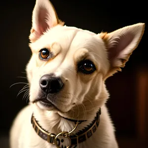 Purebred Bulldog Puppy Poses for Studio Portrait