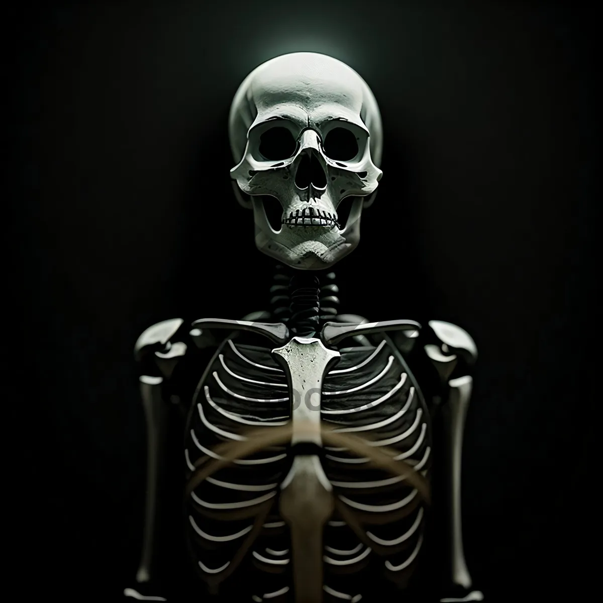 Picture of Spine-Chilling Skeletal Anatomy Sculpture