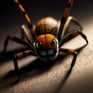 Black Widow Spider Close-Up: Deadly Arachnid in Wildlife
