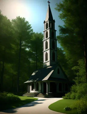 Old Town Cathedral Bell Tower against Sky