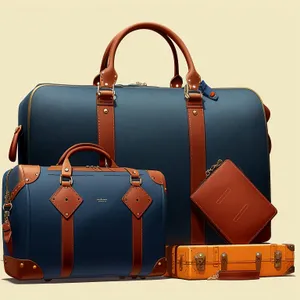 Stylish Leather Briefcase with Handle