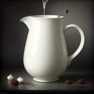 Ceramic Water Jug - Refreshingly Classic Beverage Container