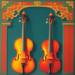 Melodic Strings: A Symphonic Harmony of Musical Instruments