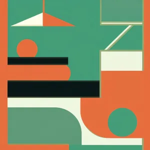 Patriotic flag design graphic symbol icon