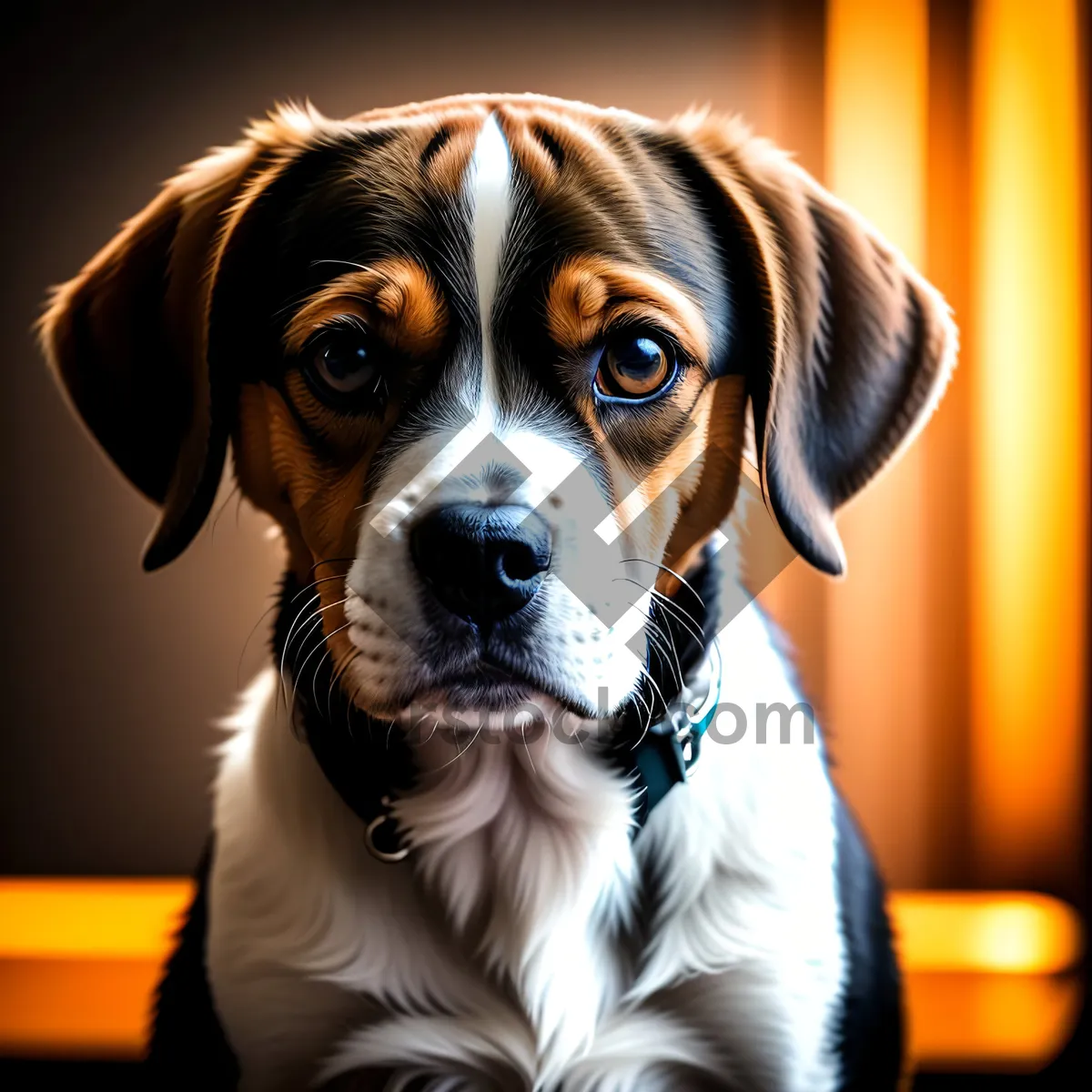 Picture of Adorable Boxer Puppy with Brown Collar"
(Note: The provided tags have been condensed into a single line as per the given limitations and requirements.)