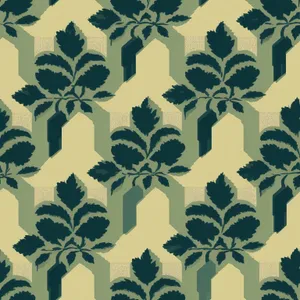 Elegant Floral Vintage Swirl Wallpaper Design Element