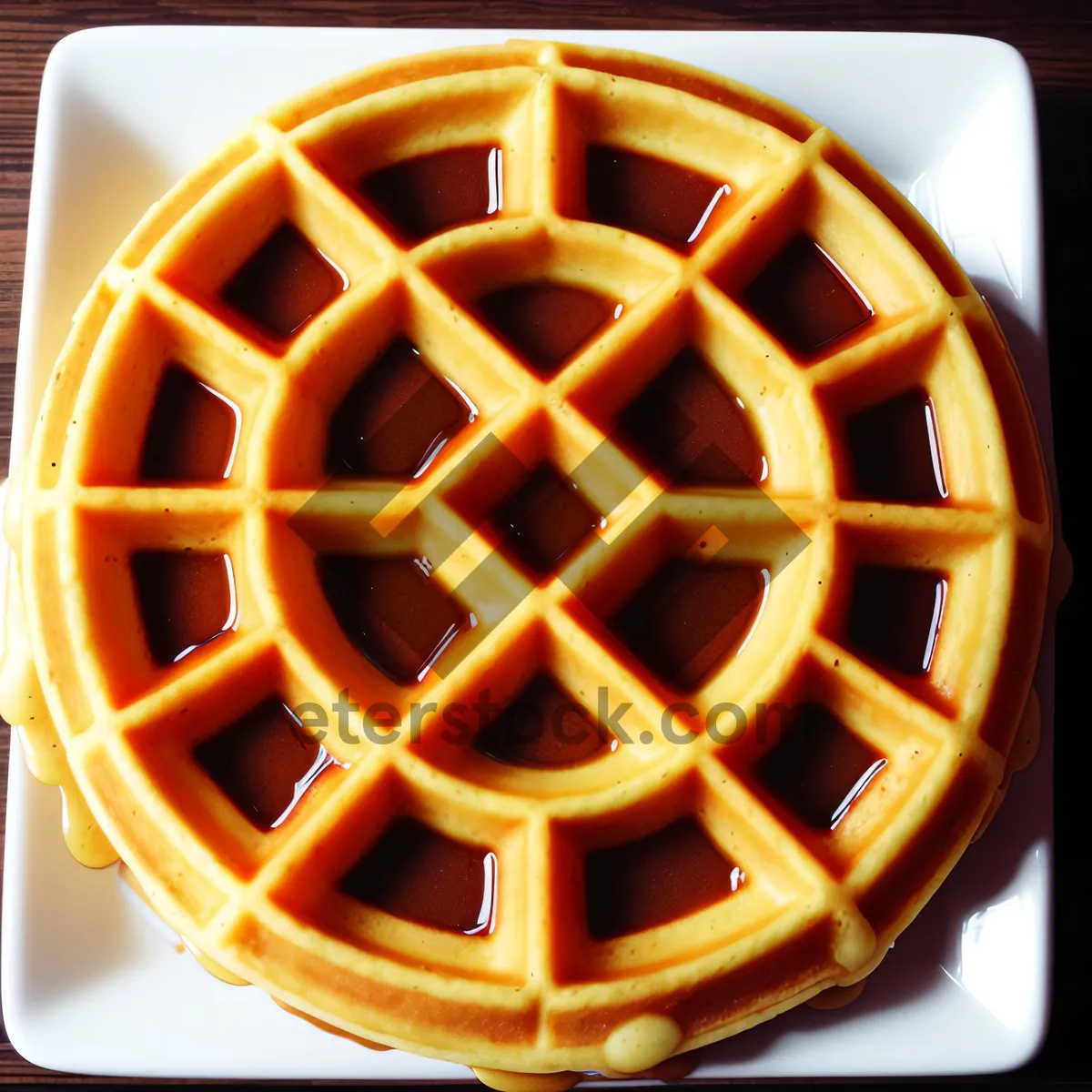 Picture of Pretzel-shaped 3D Food Cracker Base Support