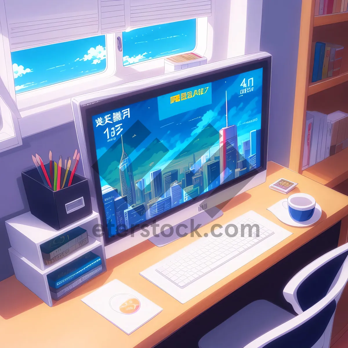 Picture of Advanced LED monitor for modern business communication