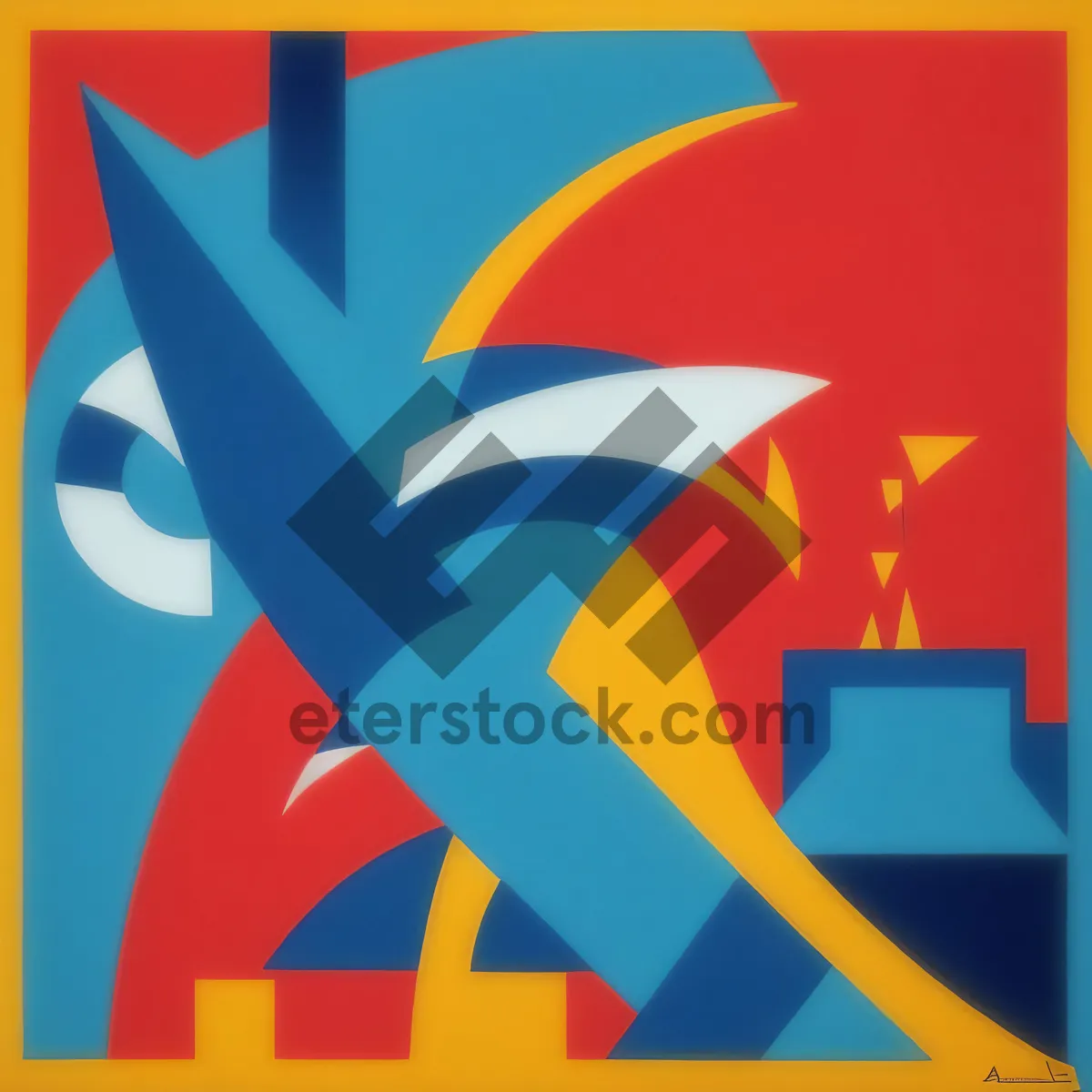 Picture of Patriotic Flag Graphic Design for National Symbol