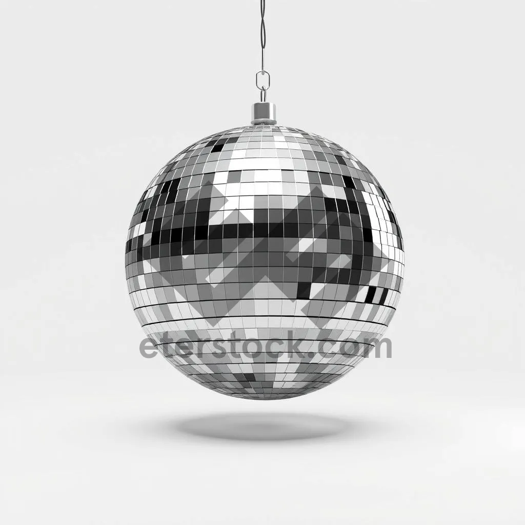 Picture of Glass ornament ball for holiday decoration.