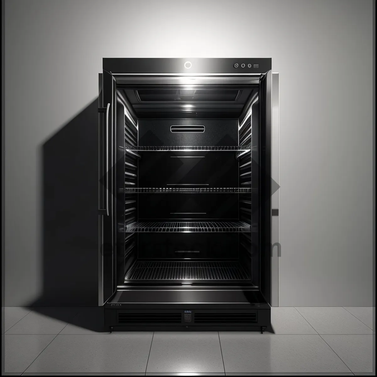 Picture of Modern Kitchen Appliance: Sleek Oven with Rotisserie Feature