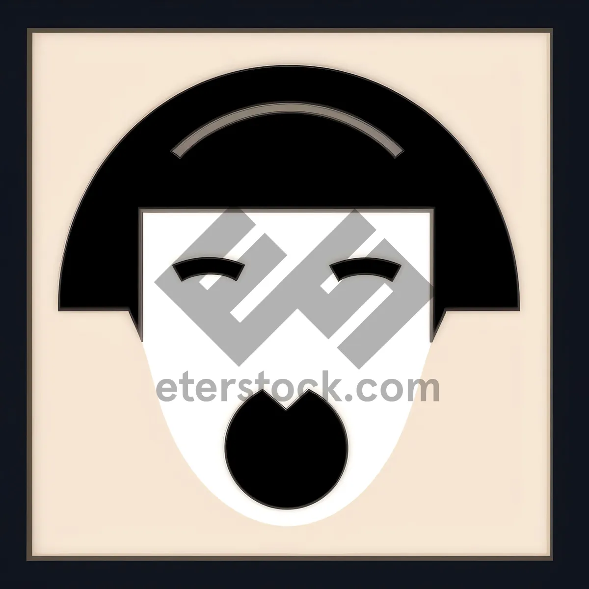 Picture of Black Icon Silhouette Sign Symbol