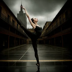 Elegant Dancer in Motion
